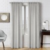 Davos Textered Jacquard Dual Header Curtain Panel 52" x 84"