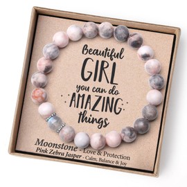 THEMEROL 10 Year Old Girl Birthday Gifts Charm Beaded Bracelets for Teen Girls Confirmation Gifts for Teenage Girls Gifts Ideas First Communion Daughter Gift Christmas Stocking Stuffers Valentines