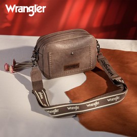 Wrangler Crossbody Bag for Women Camera Purse with Wide Strap WG90-819KH
