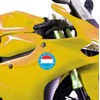 Daged Luxembourg sticker card, sticker sheet, car, motorcycle, biker flag,
