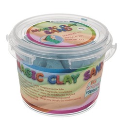 BLUECHOLON Magic Clay Sand Set, Magic Clay Sand, Pot XL 300 g, Pot XXL 500 g, Assorted Colours, Clean, Soft, Non-Toxic, Creative Play, Children +3 Years (XL 300 g)
