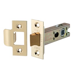 CE Certified 3” Heavy Duty Fire Rated Electro Brass Sprung Tubular Door Latch Lock 75mm – for Internal and External Doors 