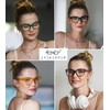 Eyekepper 4-Pack Reading Glasses for Women Rhinestone Readers Cat-eye Eyeglasses