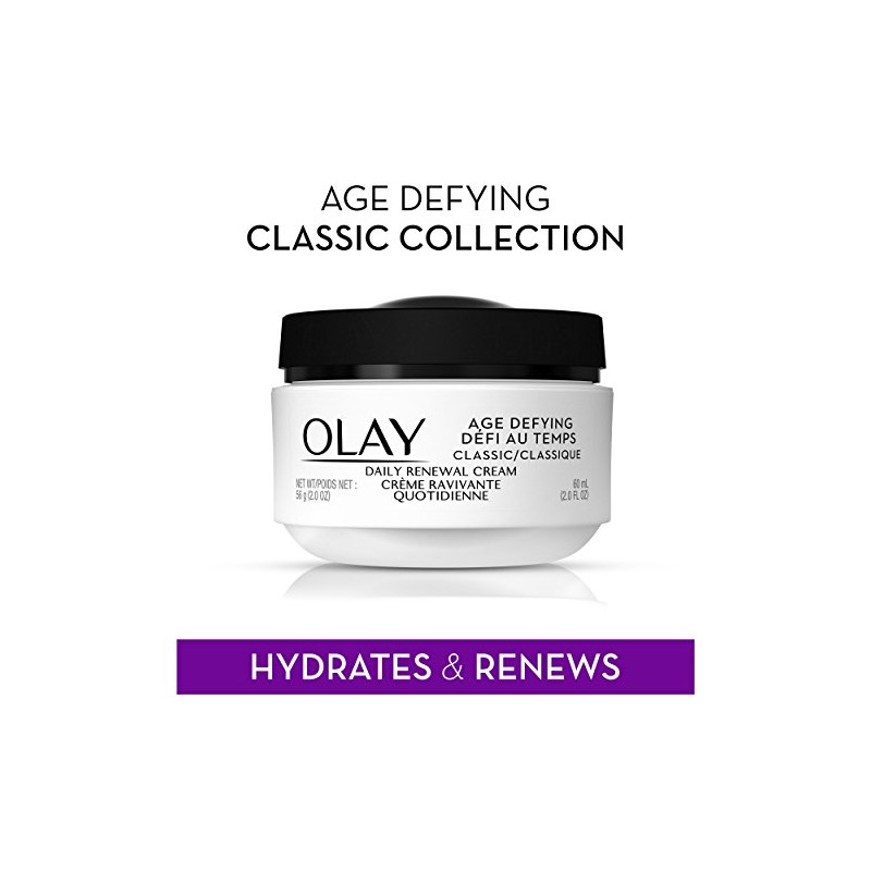 Olay Age Defying Classic Daily Renewal Cream Facial Moisturizer 2