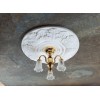 Dollhouse Ceiling Rose Medallion for Battery Lights 1:12 Scale Miniature