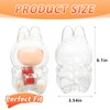SHOFUL Clear Bag Keychain for Plush Doll, Hanging Display Case,