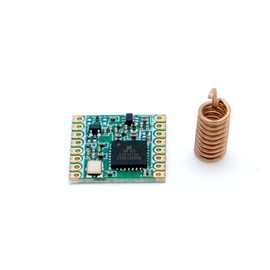 Paradisetronic.com RFM95W 868MHz LoRa Breakout Board with Antenna, Long Range Radio Module for Arduino and Raspberry Pi