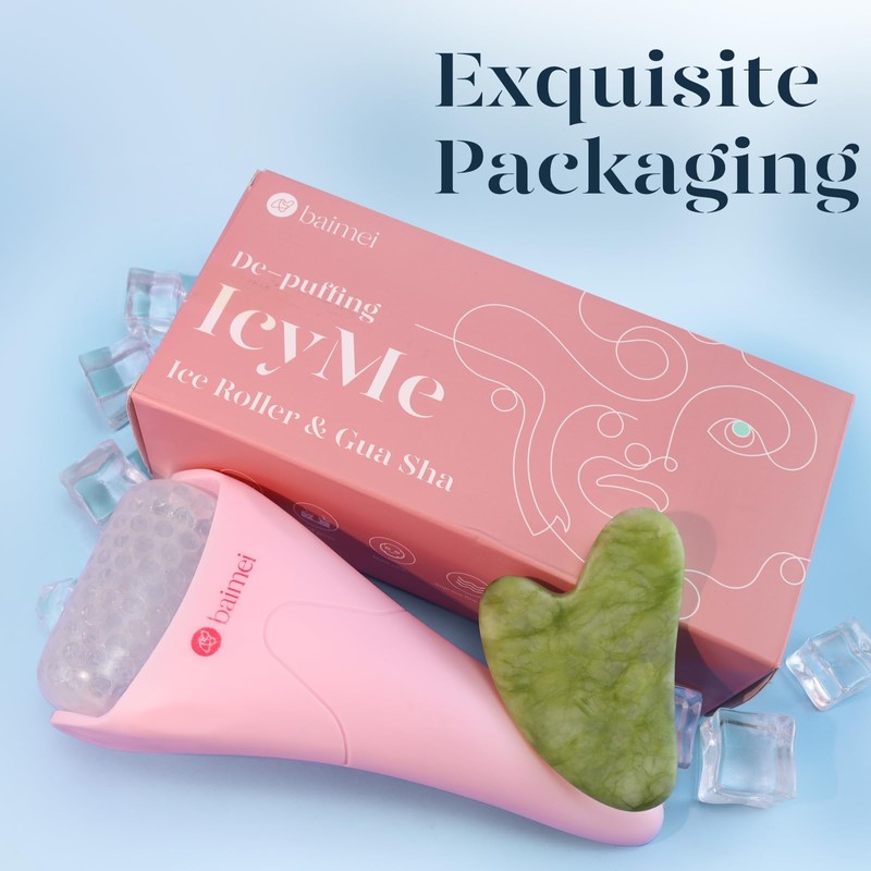 BAIMEI IcyMe Ice Roller for Face and Gua Sha Facial
