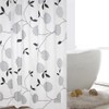 Lkw Ogechi Shower Curtain Flower Pattern Extra Large 300cm Wide,