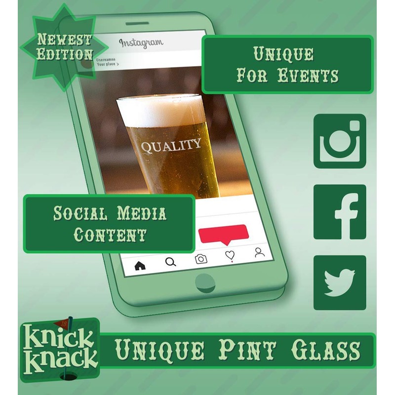 Knick Knack Gifts Plays The Fool - 16oz Beer Pint