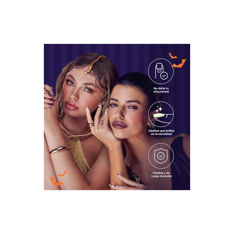 Uñas postizas KISS imPRESS Nails - Caution Ahead