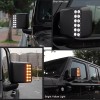Unbranded Pair LED Rear Side Mirror Light For Jeep Wrangler