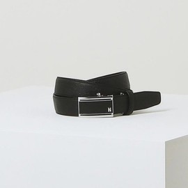 Hazzys (대구신세계)블랙 버클장식 가죽벨트 HJBE4E161BK (Daegu Shinsegae) Black Buckle Decoration Leather Belt HJBE4E161BK