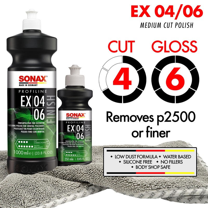 SONAX EX 04-06 Dual Action Polishing Compound | One-Step Medium