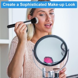 Powder Brush,Blusher Brush,Foundation Brush for Liquid Makeup,Makeup Brush Foundation Brush,Flat top Kabuki Brush Blender,Perfect for Cream,Liquid,Concealer And Powder Make Up