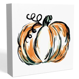 Fall Pumpkin Decor, Fall Decorations for Home, Autumn Pumpkin Decor for Kitchen, Autumn Thanksgiving Decorations 5 x 5 inches