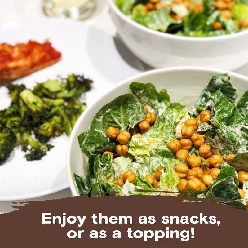 BIENA Chickpea Snacks - Crunchy Roasted Chickpeas - High Fiber