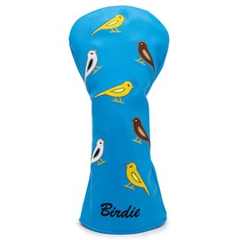 Golf Club Headcovers Birdie Golf Wood Covers Set Golf Driver Covers Fairway Wood Utility Hybrid Headcovers Aliennana Premium Leather for Women Men Black Gold Fashion