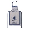 Opinel Kitchen Apron for Adults, Blue, Cotton