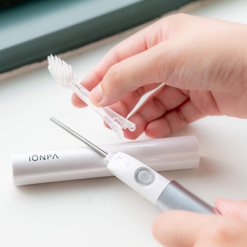 IONPA [DM - Clear] Replacement Brush Head, 2pcs/Pack, Made in