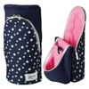 Sonic FD-7169-K Pouch Stand Pouch Master Lil Polka Dot Navy