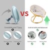 Dobbyby Leaf-Shaped Ceramic Soap Dish with Drain, Soap Holder, Soap