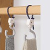 YOUOWO Hooks, S Shape, 360 Degree Rotation, Hanging Hooks, Universal