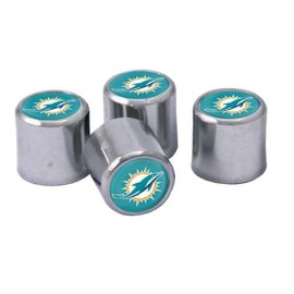 Stockdale Miami Dolphins Valve Stem Caps