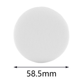 Espresso Paper Filter 58 mm for Portafilter 58 mm, Unbleached Round Coffee Filter Paper Puck Sieve Filter Coffee Filter Paper White (58.5 mm)