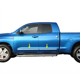 Tyger Auto Made in USA! Compatible with 2007-2020 Toyota Tundra Bouble Cab 1.5'' Wide 4PC Generic Body Side Molding Trim