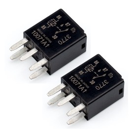 HOPUT 2pcs G8V-RH-1C7T-R-DC12 - Power Relay, 12vdc 278002822 7866 D1780C 301-1C-C-R1-U01 GM Original Equipment Black Multi-Purpose Relay Fuel Pump Relay
