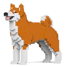 JEKCA Akita Inu 01S-M01 | Dog Plastic Building Blocks | Age 14+