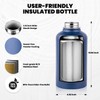 RAYMYLO Insulated Water Bottle 64 oz, Triple Wall Vacuum Stainless