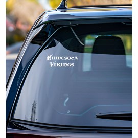 Vinyl Central Minnesota Vikings Vinyl Decal Car Truck Vehicle Window Wall Sticker White v2