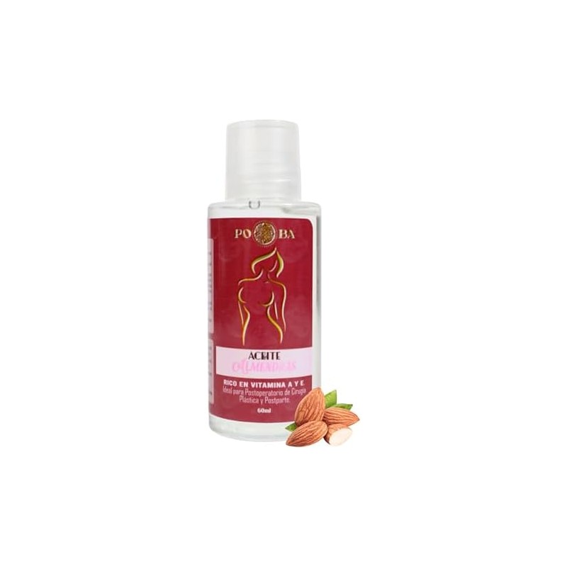Aceite de almendras postoperatorio rico en vitamina A y E,