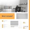 HandiSOLUTIONS 4x2 Framed HandiWALL Kit, Gray PVC Slatwall Garage Wall