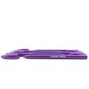 Eziglide Ballpoint Purple Pen, Pack of 100 Ballpoint Pens, Smooth