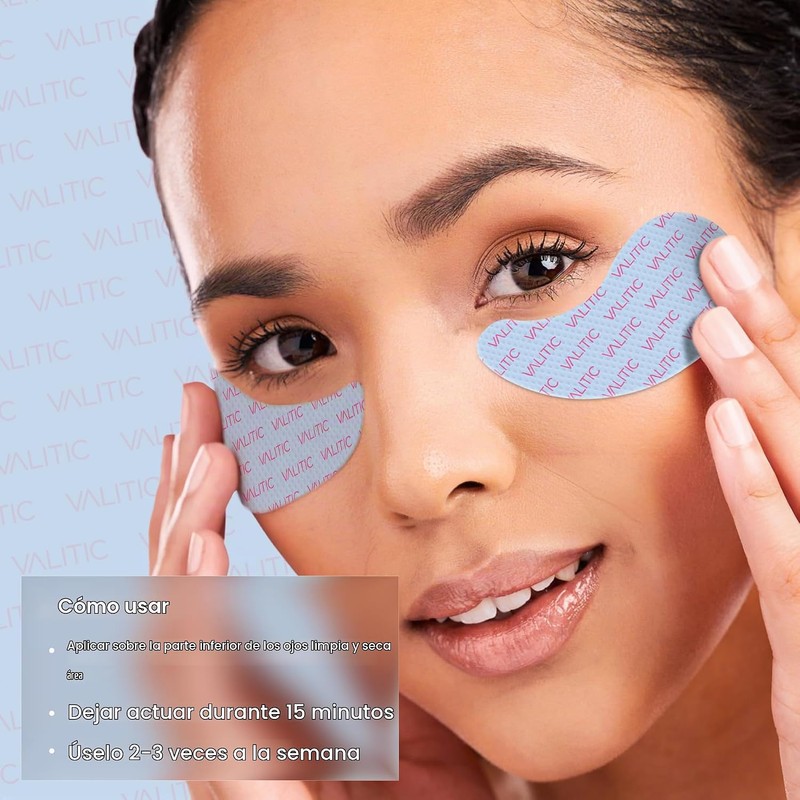VALITIC - Mascarillas para debajo de los ojos, parches para