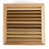 Miller Shingle Square Clear Cedar Vent, Recessed Mount - 18