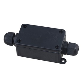 CNBTR Black Electrical Junction Box for Outdoor or Underwater Lights(with a Screwdriver and 4 Screws)