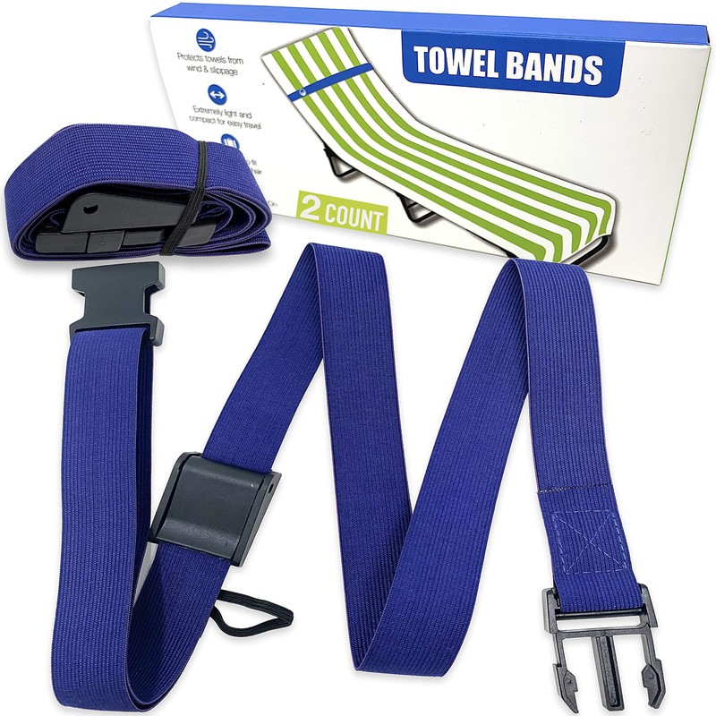 Cruise On Towel Bands for Cruise Chairs (2 Pack), Better