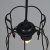 QAZQA Granny Frame Retro Steel Lampshade Metal Black 15I14