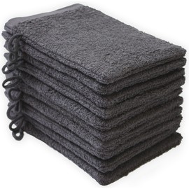 NatureMark NM-HT0829 Terry wash cloths, pack of 10, size 15 x 21 cm, 100% cotton., 15x21cm