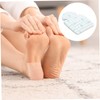 ORFOFE 30pcs Moisturizing Heel Stickers Invisible Transparent Foot Care Pastes