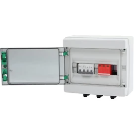 Caja combinadora fotovoltaica fiable protector de sobretensiones para panel solar, instalación de montaje en pared