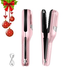 Electric Hair Care Hair Trimmer for Women, 1 Set Rechargeable Frizzy Split End Hair Clipper Hair Cutting Machine for Men & Women, Hair Products for Personal Care Comfort - Color: Pink