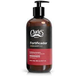 Charle's Shampoo Anticaída Fortificador - Sin Sales y Parabenos - Con Pantenol - Ayuda a Reducir la Caída del Cabello - Fortalecedor para Cabello Débil