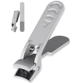 XGIZMOO Small Finger Nail Clippers for Men with Catcher,Ultra Sharp Sturdy Fingernail and Toenail Clipper Cutters