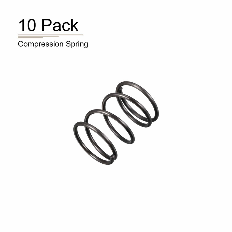 DTGN 1.2x15x20mm(DxODxL) Compression Spring - 10Pack - Good for Machinery