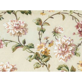 Mill Creek Floral GREEN Home Decor Cotton Drapery Pillow Sewing Fabric BTY